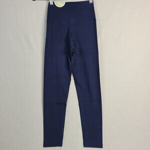 NWT Offline By Aerie Hi-Rise Navy Blue Nylon Blend Leggings Sz M